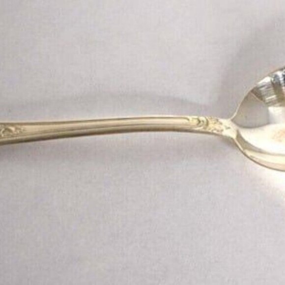 Early BSF 90 German Silverplate Large Serving Spoon Flatware-11" Beautiful! - Picture 10 of 10